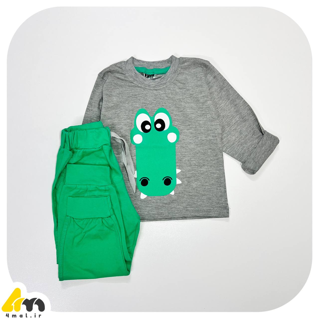 بلوز شلوار طرح تمساح فرمال - 4mal