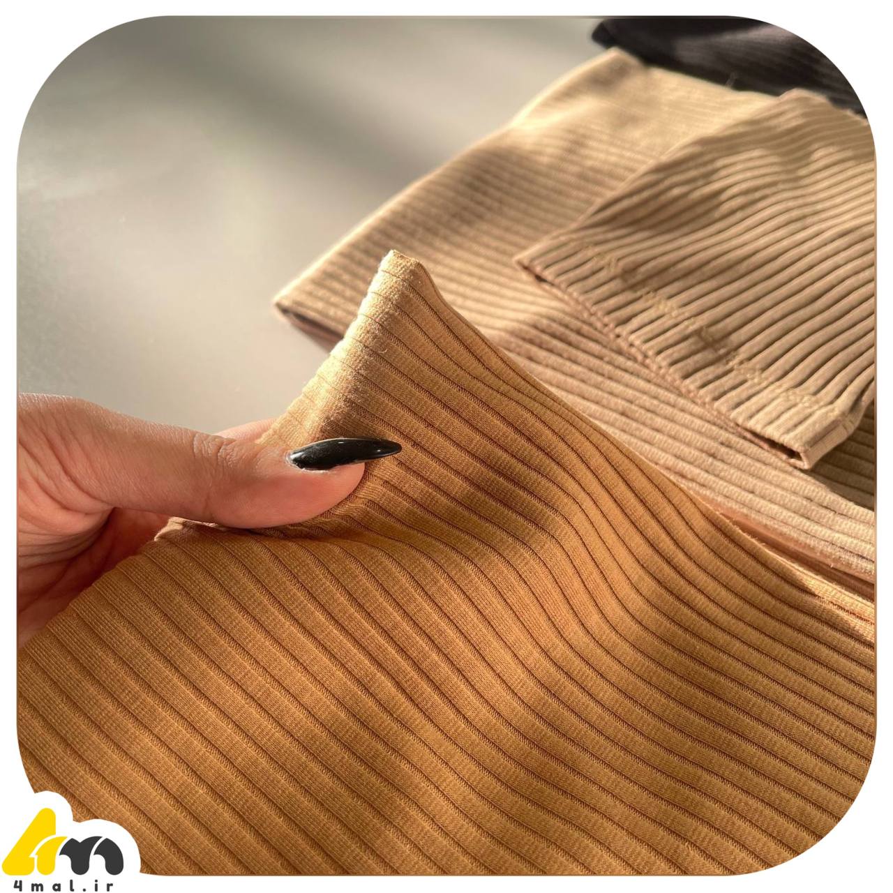 بلوز آستین بلند کرکره ای فرمال - 4mal