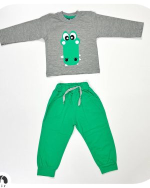 بلوز شلوار طرح تمساح فرمال - 4mal