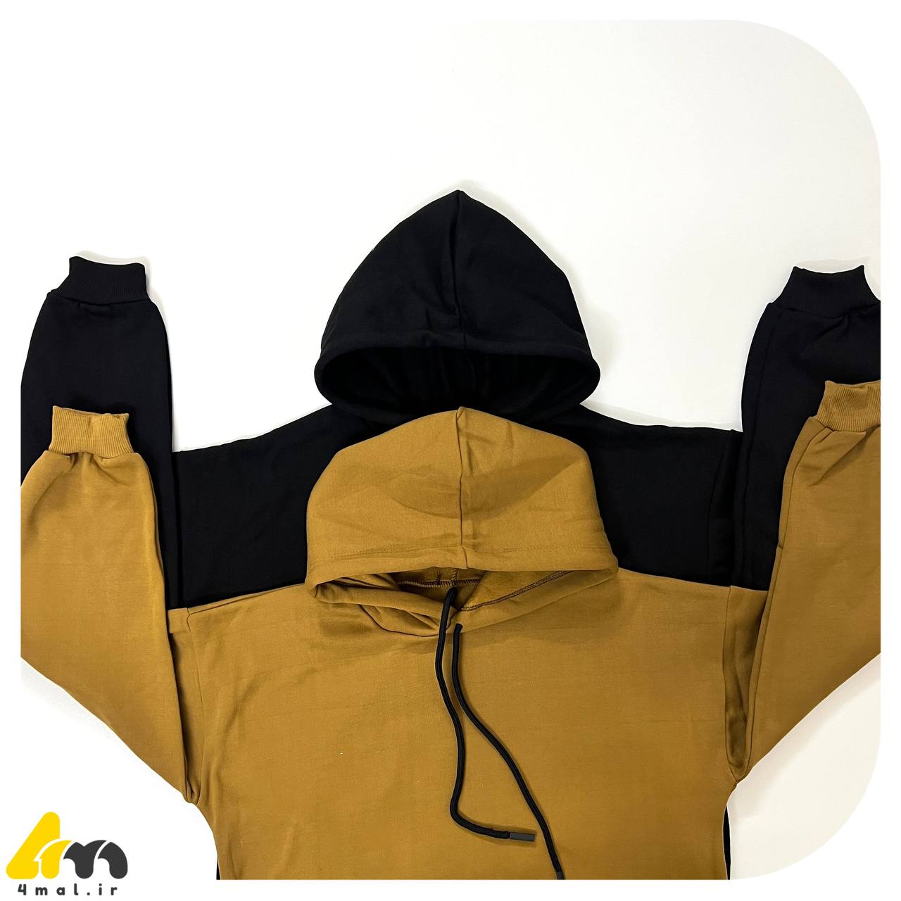 هودی کلاه دار کرکی ضخیم فرمال - 4mal