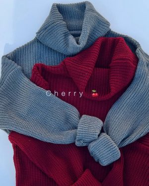 بلوز بافت یقه شل زنانه