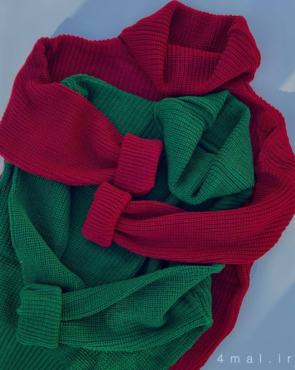 بلوز بافت یقه شل زنانه فرمال - 4mal