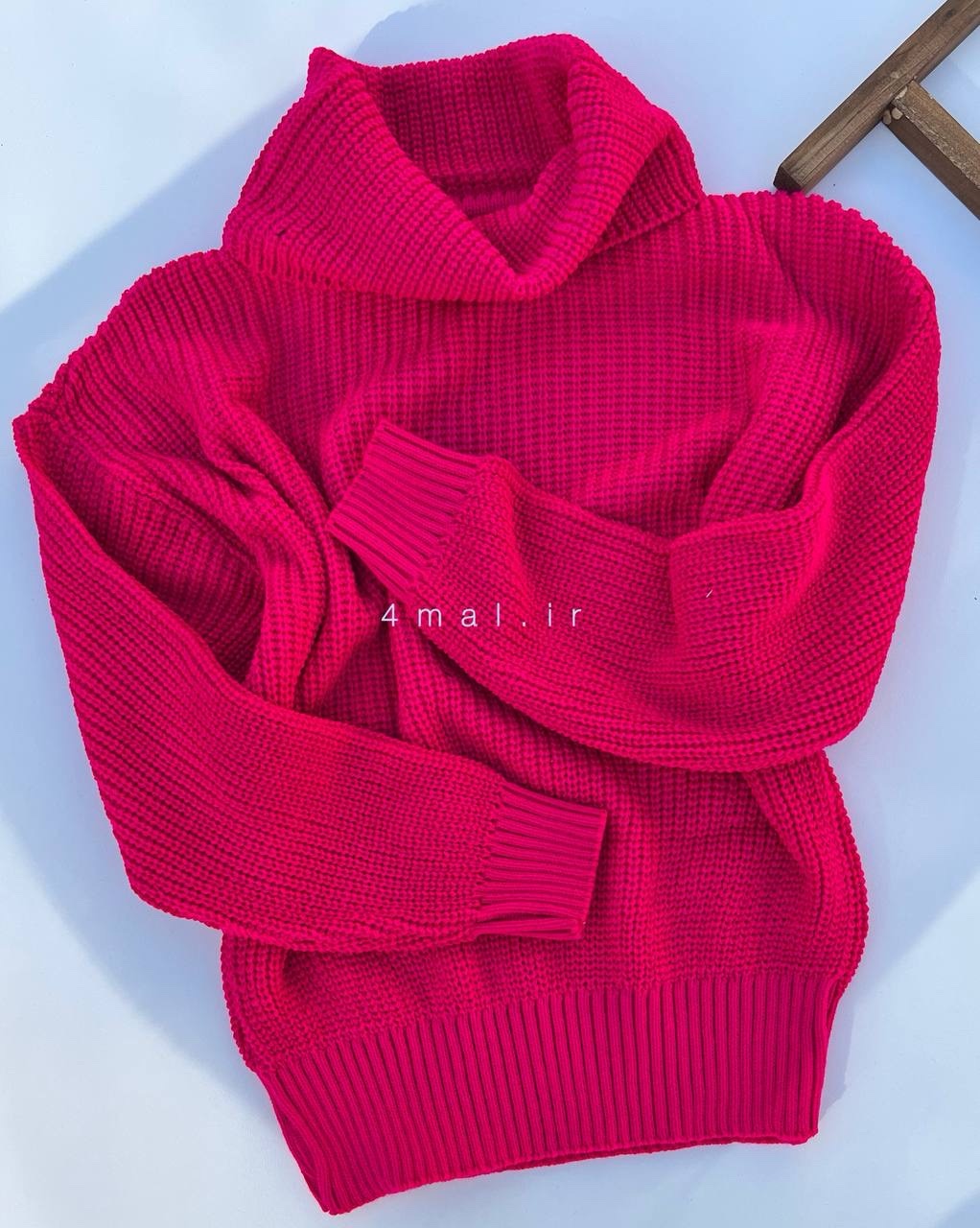 بلوز بافت یقه شل زنانه فرمال - 4mal