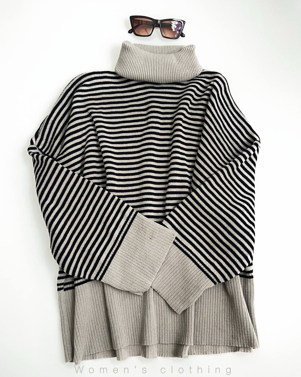 بافت یقه شل راه راه فرمال - 4mal