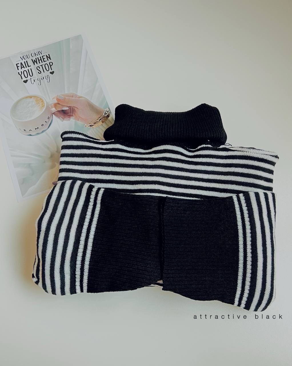 بافت یقه شل راه راه فرمال - 4mal