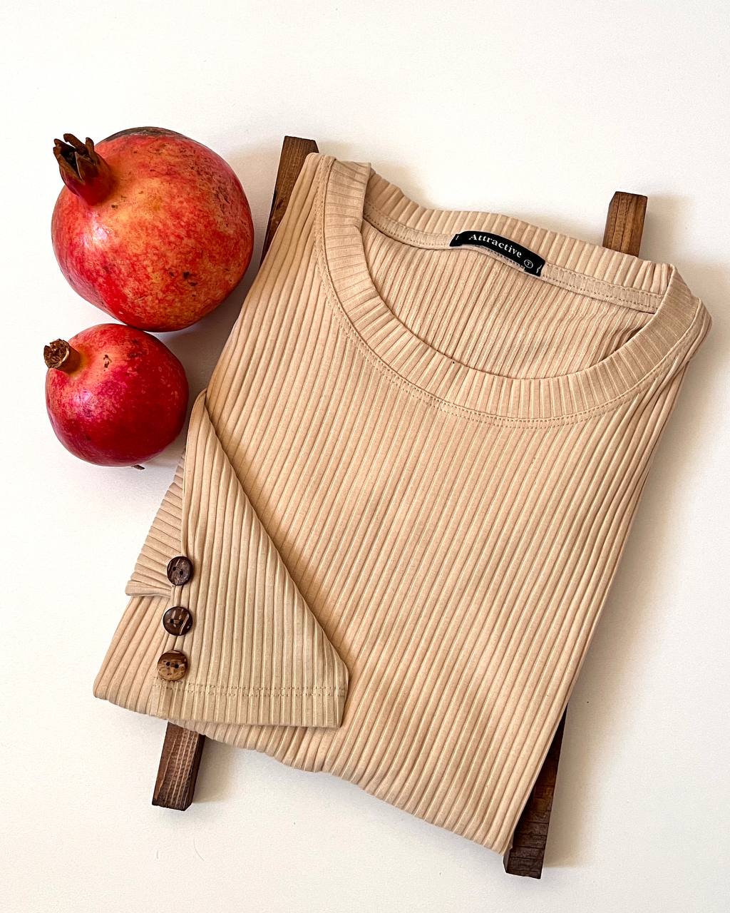 بلوز آستین بلند کرکره ای - فرمال 4mal