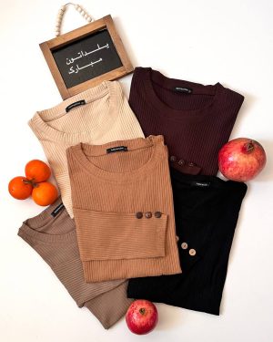 بلوز آستین بلند کرکره ای - فرمال 4mal