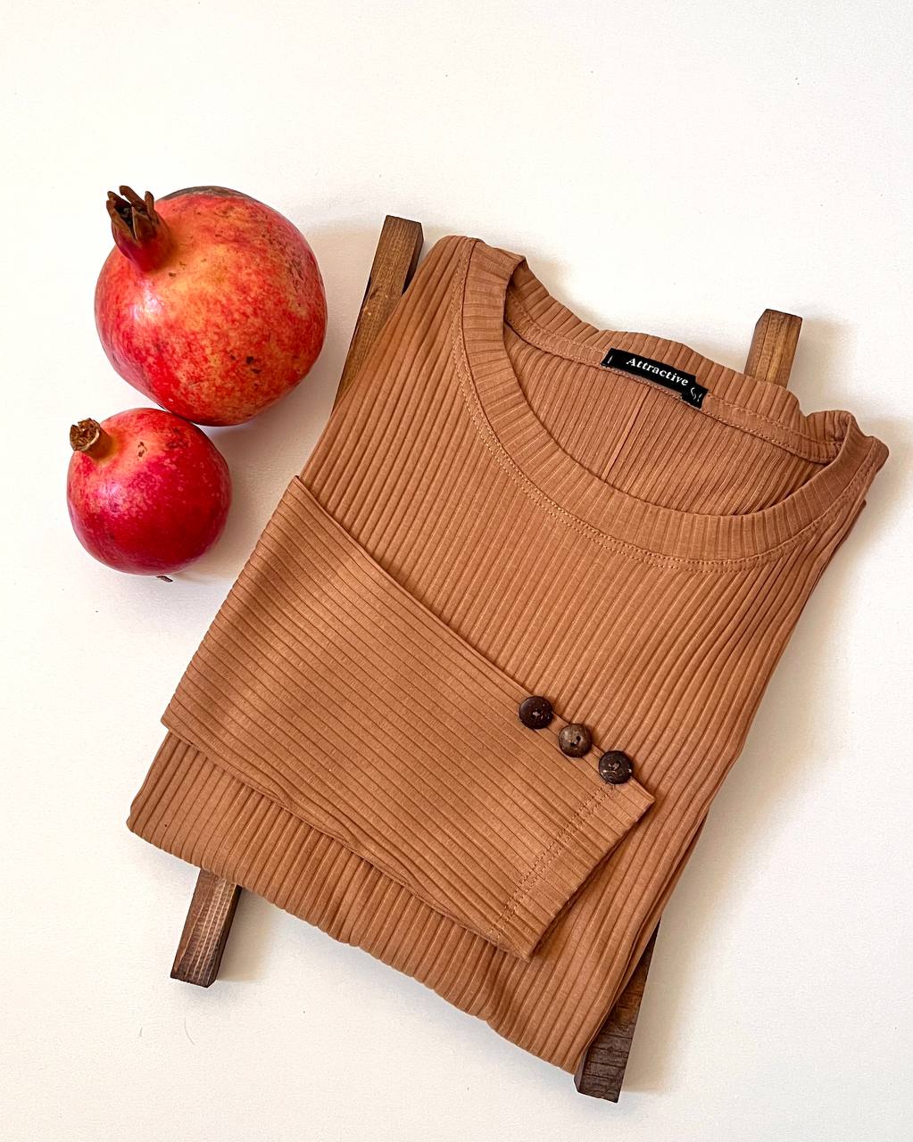 بلوز آستین بلند کرکره ای - فرمال 4mal