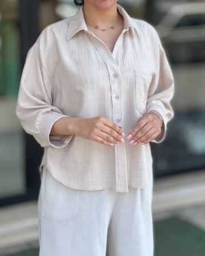 شومیز شاین تک جیب