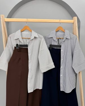 شومیز بیسیک راه راه